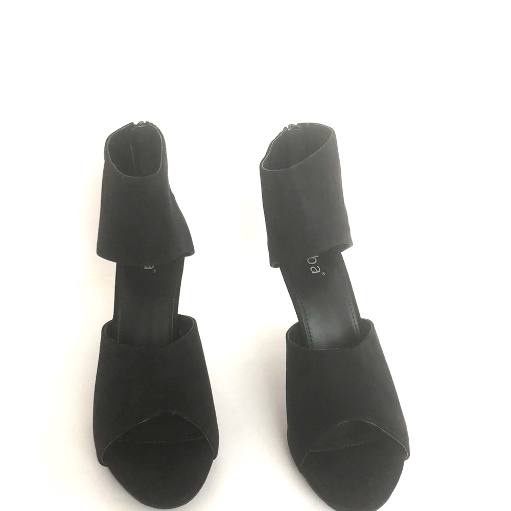 Diba Womens Sandals Size 8 Black Heeled - Picture 4 of 6
